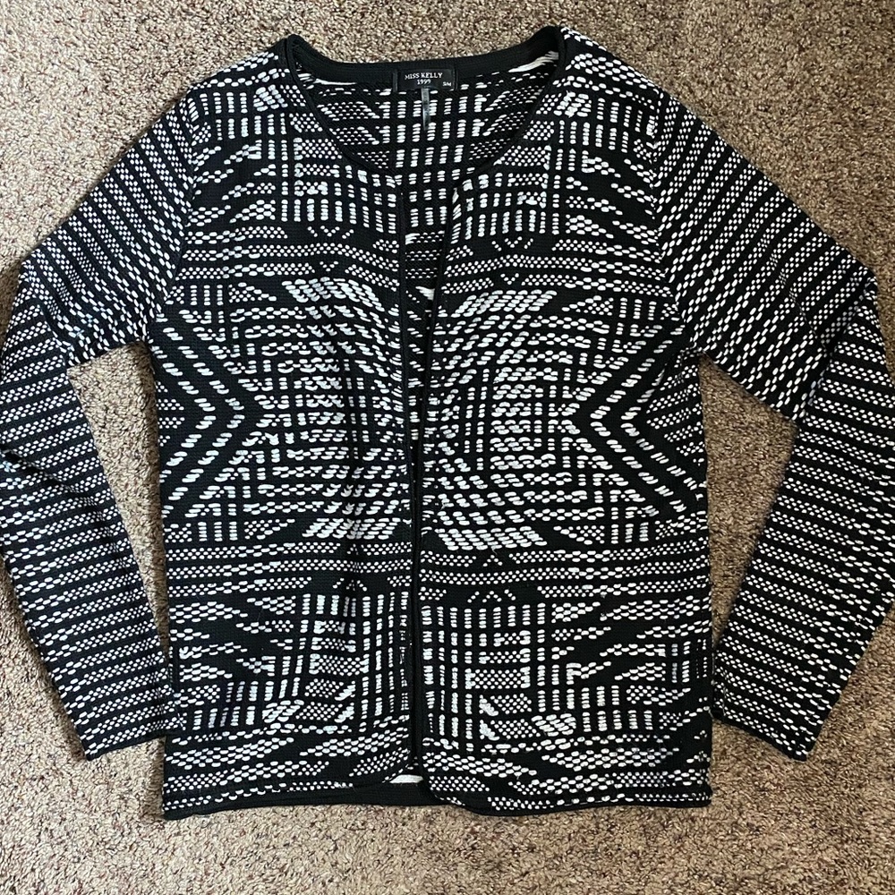 Black and White Cardigan